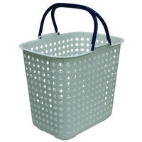 ドットバスケット 深型 ホワイト
