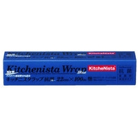 キッチニスタラップ抗菌ブルー 22cm×100m