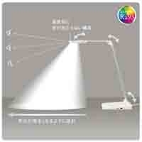 LEDデスクライト ホワイト ODS-LDR3KW_選択画像02