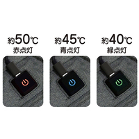 折りたたみ式椅子用ヒーター UHM-KDR02GY_選択画像04