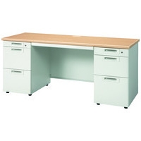 両袖机 RJ-N166D-33 WM/W4ホワイトメープル
