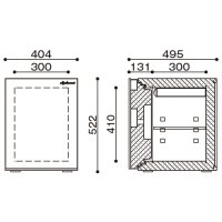 耐火金庫 SH500BKCB ブラック_選択画像03
