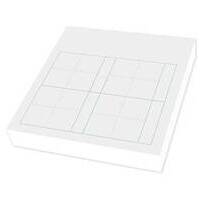 マス目フセン Kaketa white