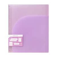 パペルール B5バインダースリム パープル