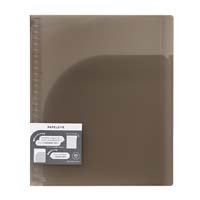 パペルール B5バインダースリム グレー