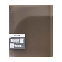 パペルール A5バインダーミドル グレー