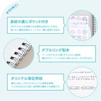 パペルール A5 Wリングノート ホワイト_選択画像03