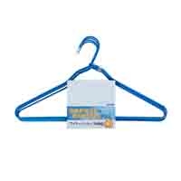 ワイヤーハンガー ブルー 6本組