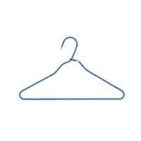ワイヤーハンガー ブルー 6本組_選択画像02