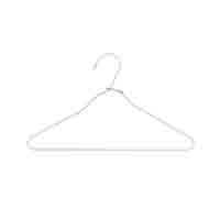 ワイヤーハンガー ホワイト 6本組_選択画像02