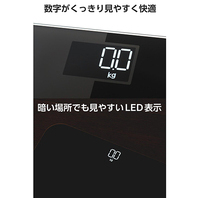 体重計 乗るだけ自動電源 HCS-S03BK_選択画像03