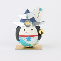 美濃和紙で作る武将 明智光秀