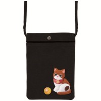 SK 押絵ショルダーバッグ 猫