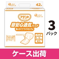 昼安心通気パッド多いワイドロングα42枚3P