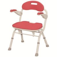 折りたたみシャワーベンチFS　レッド