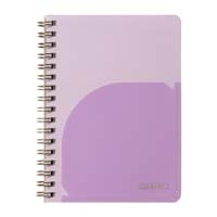 パペルール A6 Wリングノート パープル