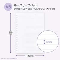 パペルール A5 LLパッドB罫_選択画像02