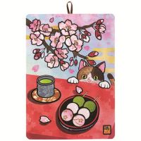 SK 季節のシールはり絵 お花見団子