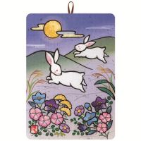 SK 季節のシールはり絵 十五夜うさぎ