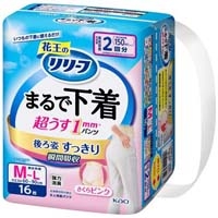 リリーフパンツまるで下着2回ピンクM16枚1P
