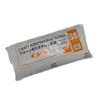 ポリエチレン手袋 SS 100枚 クリア