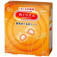 めぐりズム蒸気めぐる足シート無香料6枚