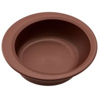 木目 すくいやすいボウル ブラウン