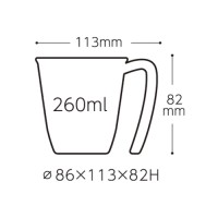 Suマグカップ260mL アイボリー_選択画像02