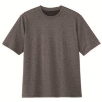 Rケア メンズ半袖シャツ GRY LL