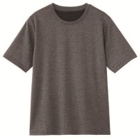 Rケア レディス半袖シャツ GRY L