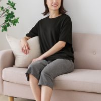 Rケア レディス半袖シャツ BLK L_選択画像02