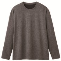 Rケア メンズ長袖シャツ GRY M