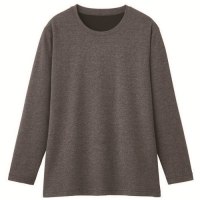 Rケア レディス長袖シャツ GRY M