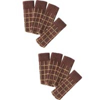 脱げにくいチェアソックス チェックDBR