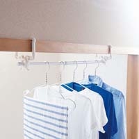 ポール付き 挟んでフック ホワイト_選択画像02