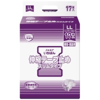 伸縮テープ止めスリムタイプ LL 17枚4P
