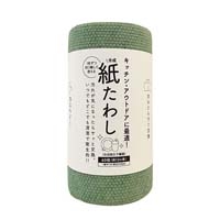 合成紙タワシ 食器洗いシート60枚 グリーン