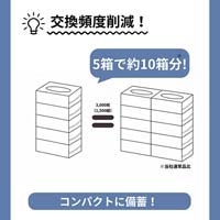 フルールドゥ BOXティッシュ 300組 5箱_選択画像03