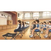 7075キュービックチェアグレー 73369010_選択画像03