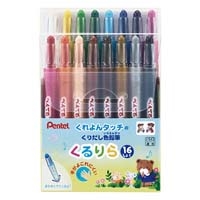 くりだし色鉛筆 くるりら 16色 GTW-16