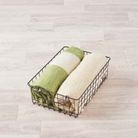 スタッキングワイヤーバスケット L BR_選択画像02