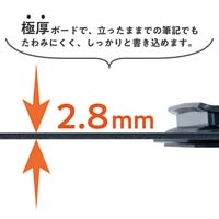 縦横クリップボード シフテ　QB-SFTA4-GY_選択画像03