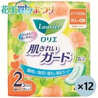 ◆ロリエ肌きれい昼用羽無28個2P×12セット
