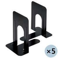 ブックエンドLL黒10個(2個*5組B169JLLBK5