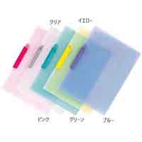 クリップファイル CC-442 A4S 10冊 クリア_選択画像02