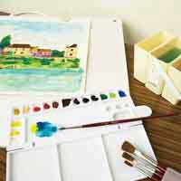 画筆馬毛 (プラ軸)丸型 １４号 UR#14_選択画像02