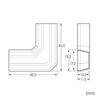 ケーブルカバー L型 17mm CA-KK17L_選択画像03