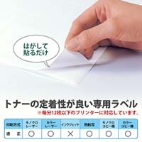 レーザーラベル LT-513T A4/12面 100枚_選択画像04