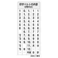 回転ゴム印 NFD-3G 欧文日付3号 ゴシック_選択画像02