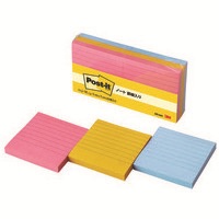 Post-it 罫線入 630-6AN 混色